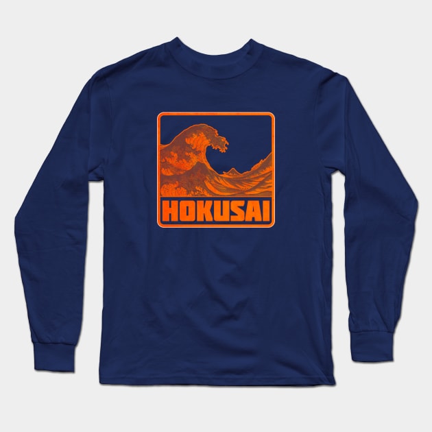 HOKUSAI Long Sleeve T-Shirt by KIMIDIGI